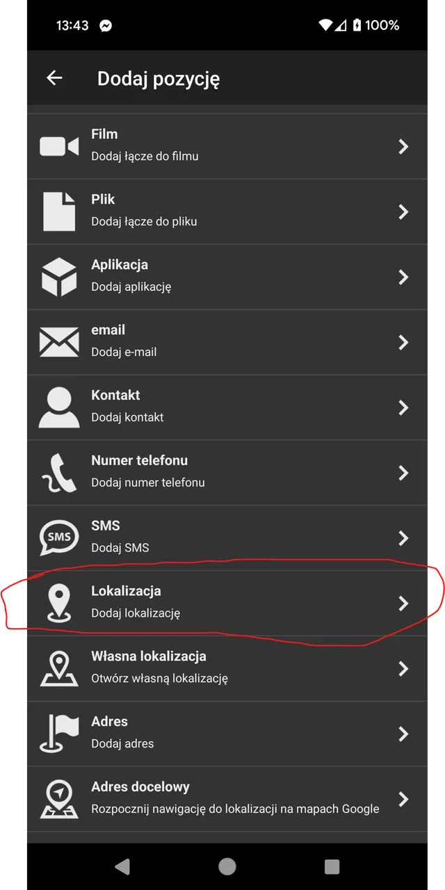 add location