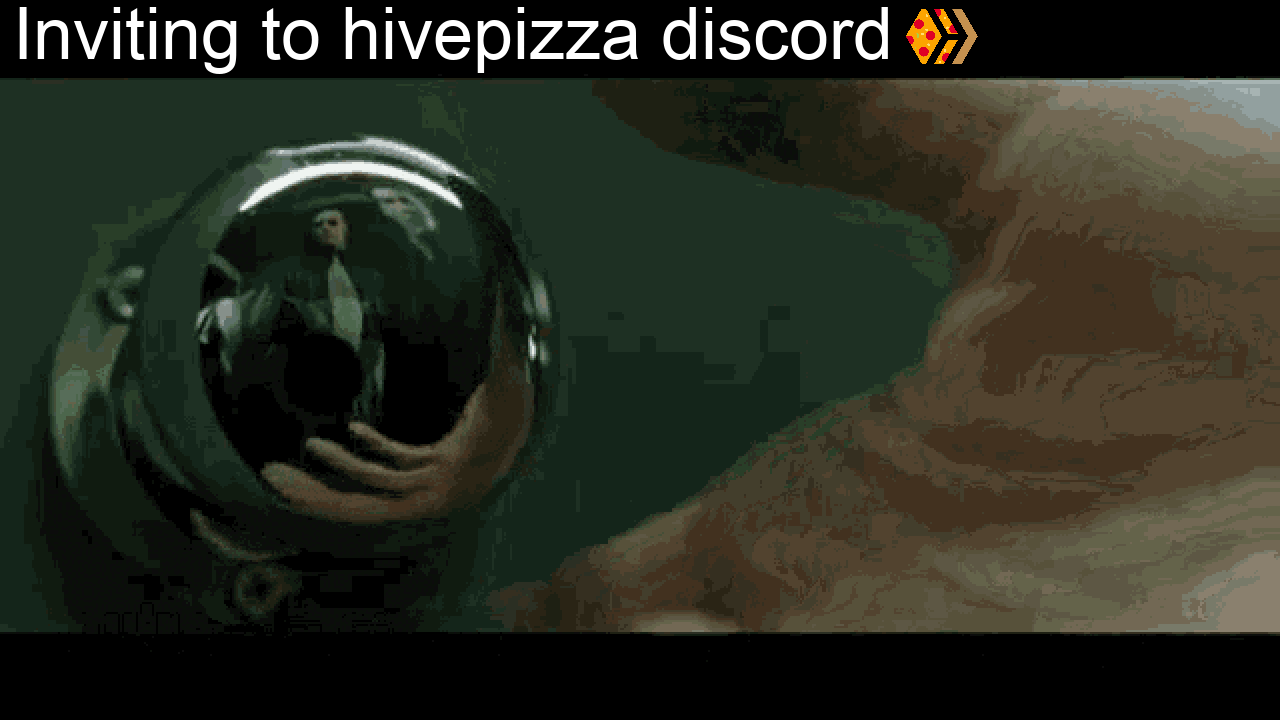 Created with free asset from tenor.com and logo from hivePizza