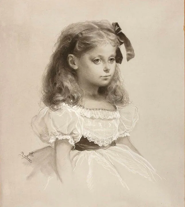 Portrait of Helena, granddaughter of Adam Mickiewicz, daughter of Władysław.jpg
