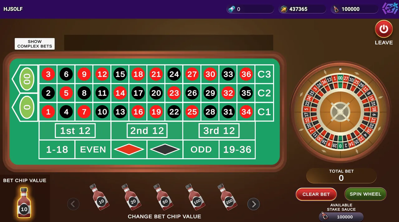 Roulette Game