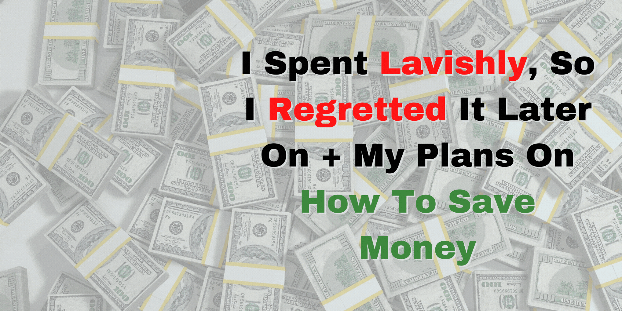 I Spent Lavishly, So I Regretted It Later On + My Plans On How To Save Money.gif