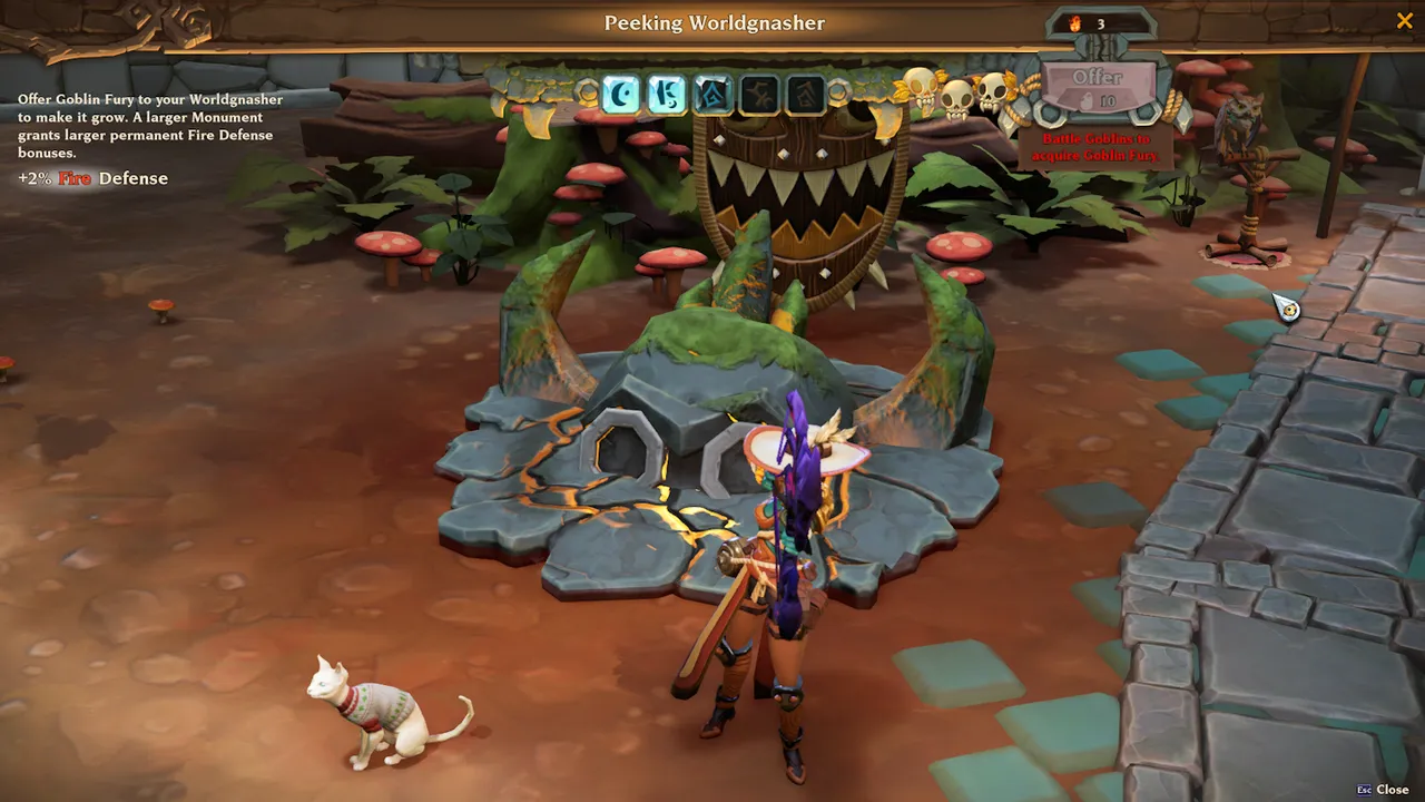 kaelci peakd hive blog torchlight3 worldgnasher goblin fury fire defence.png