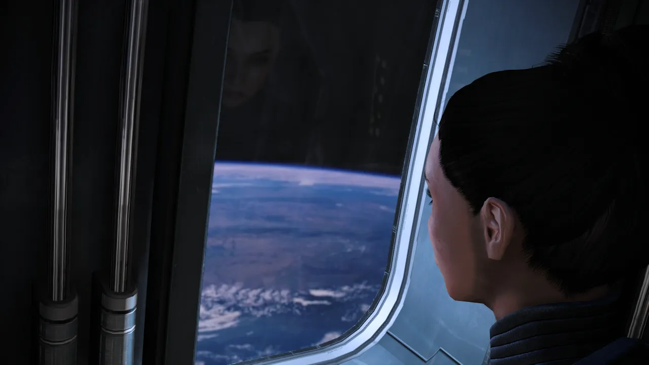 commander shepard mass effect looking out window.png
