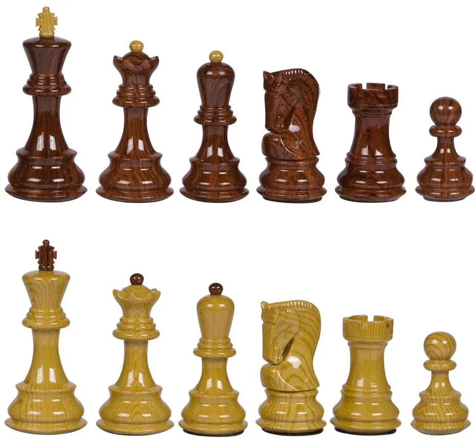 Bellevue High Polymer Weighted Chess Pieces with 3.75 Inch King and Extra Queens-61wxUS36rrL._AC_SL1000_.jpg
