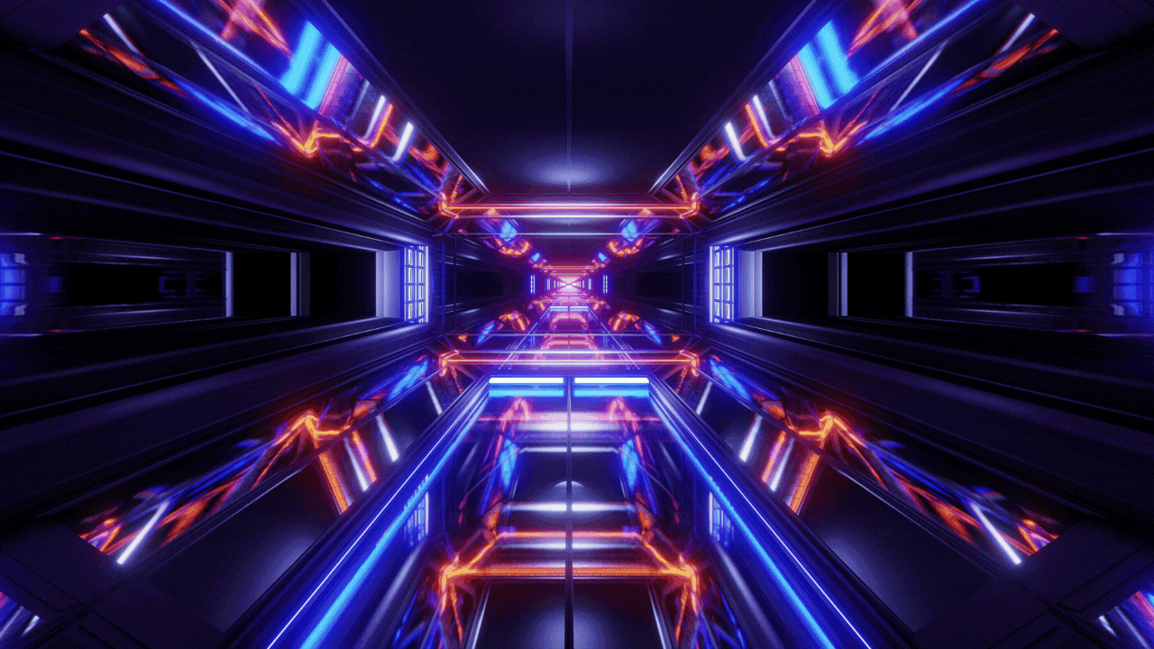 Purple & White Futuristic  Gaming Youtube Channel Art.gif