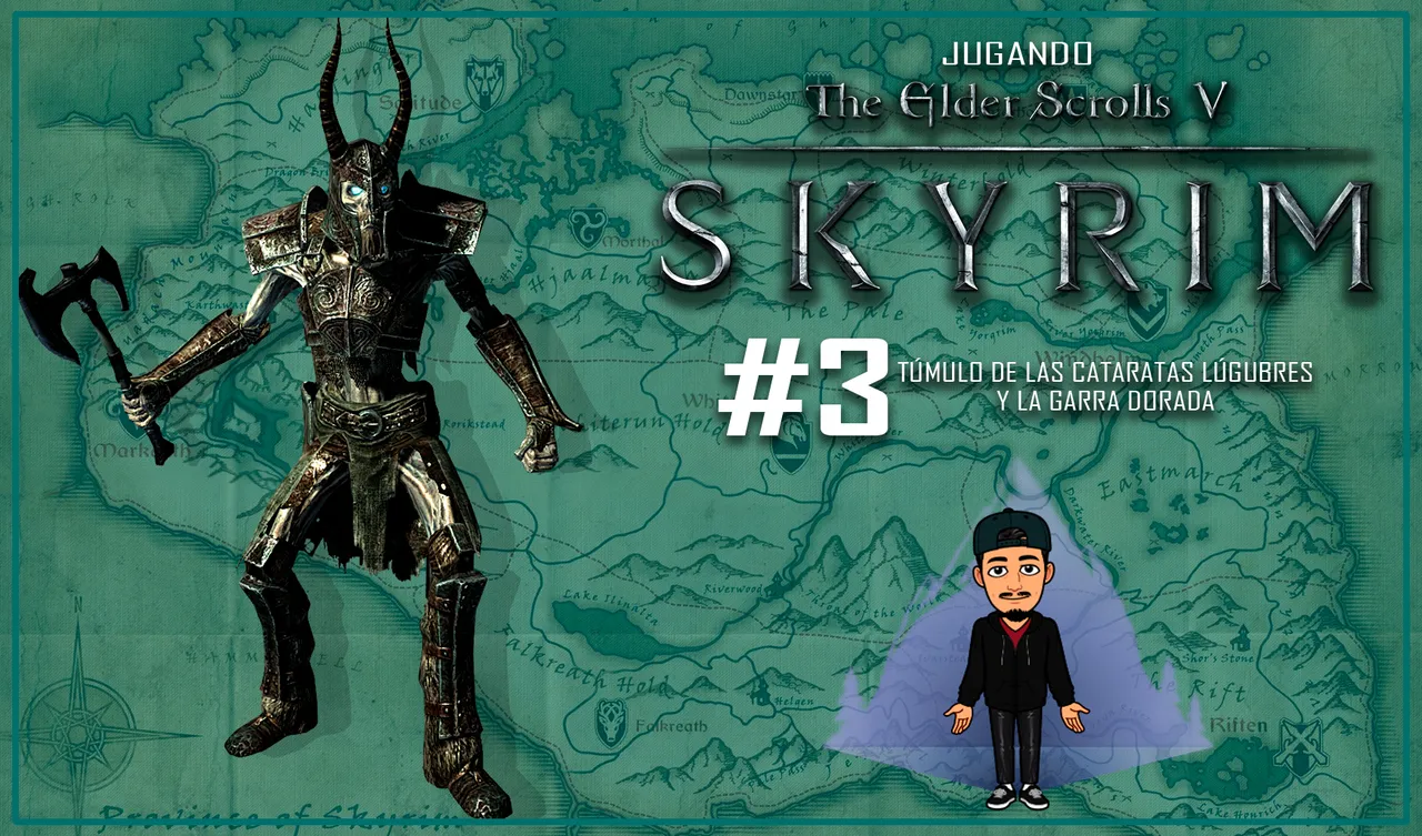 Jugando Skyrim #2 El Túmulo de las Cataratas Lúgubres y La Garra Dorada.png