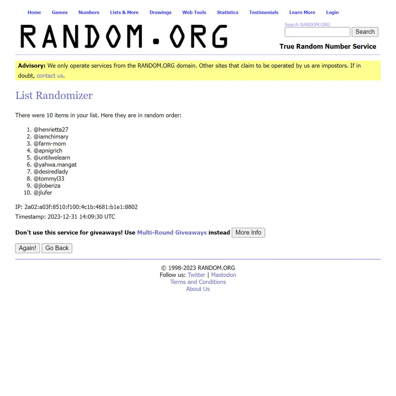rehive_result_week188.jpg