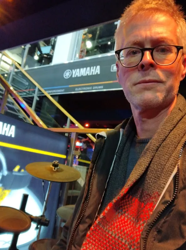 Selfie with drums