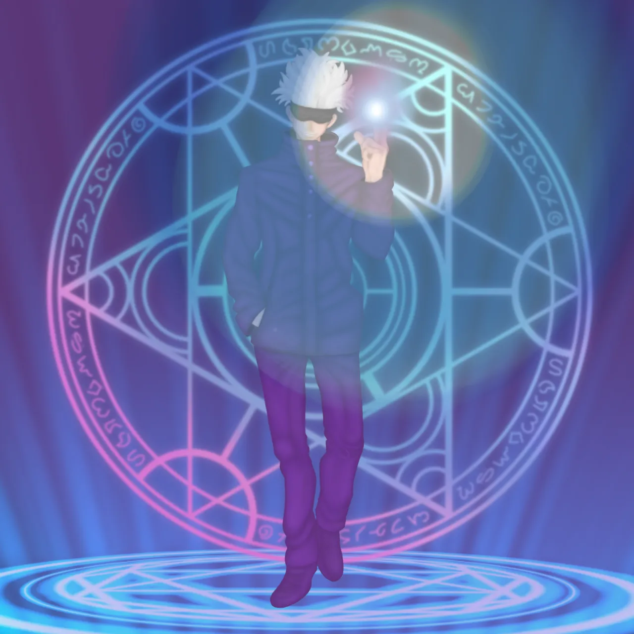 surrealworld fanart jjk satoru Gojo second drawing 1b.png
