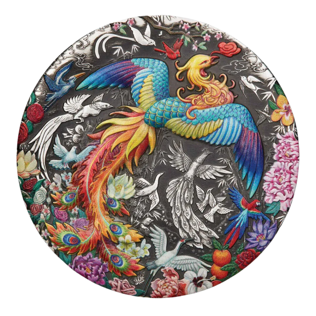 2023 tuvalu 5oz silver phoenix and birds antiqued.png