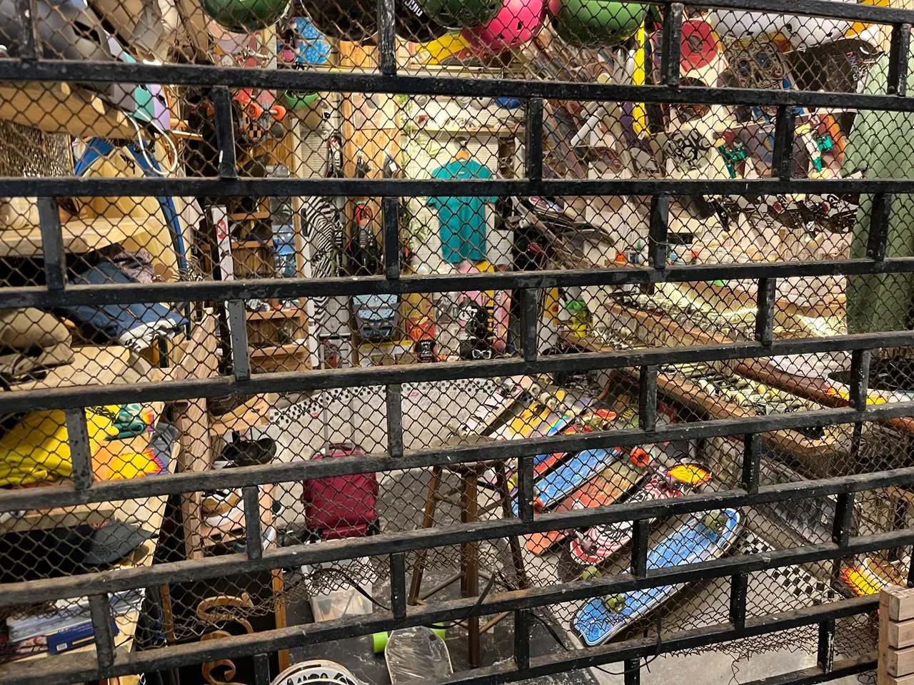 This one was closed but it has like a cement mini pool in it