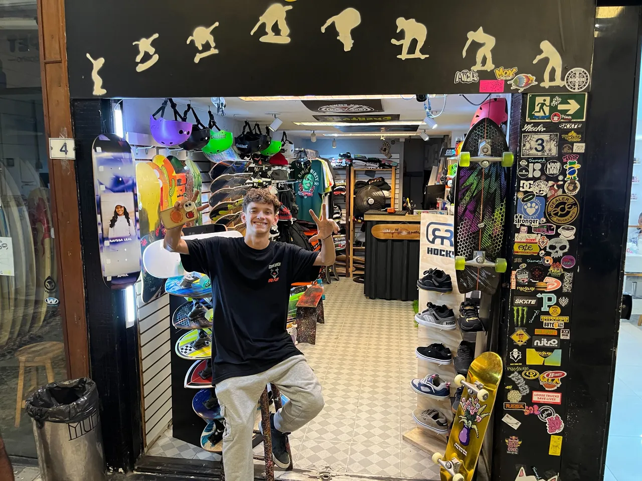 the homie working this shop actually has a skatehive account but i dont know what it is