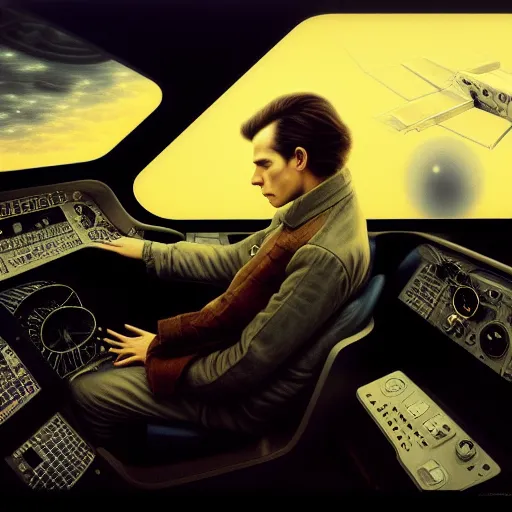 01878-3960300057-glenn gould piloting a spaceship, modern style, detailed face, by brad kunkle, in front of an insanely detailed spaceship interi.png