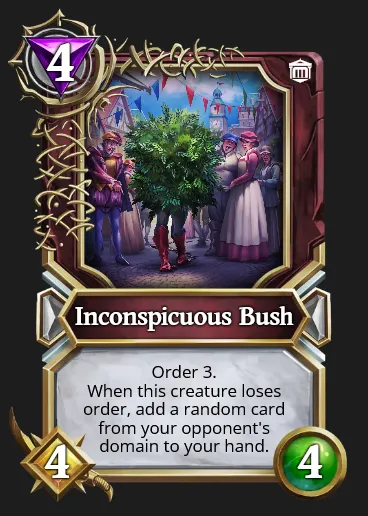 Inconspicuous Bush