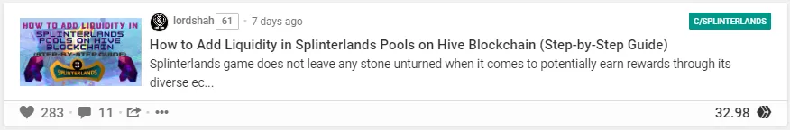 How to Add Liquidity in Splinterlands Pools on Hive Blockchain (Step-by-Step Guide)