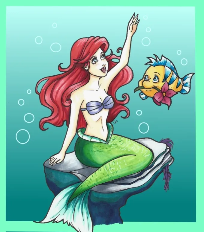 ariel_and_flounder_by_donaku_angel-d7jd02z.jpg