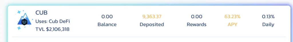 deposit cub to kingdom