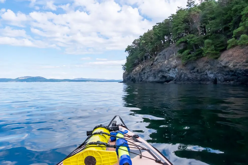 Kayaking Henry Island
