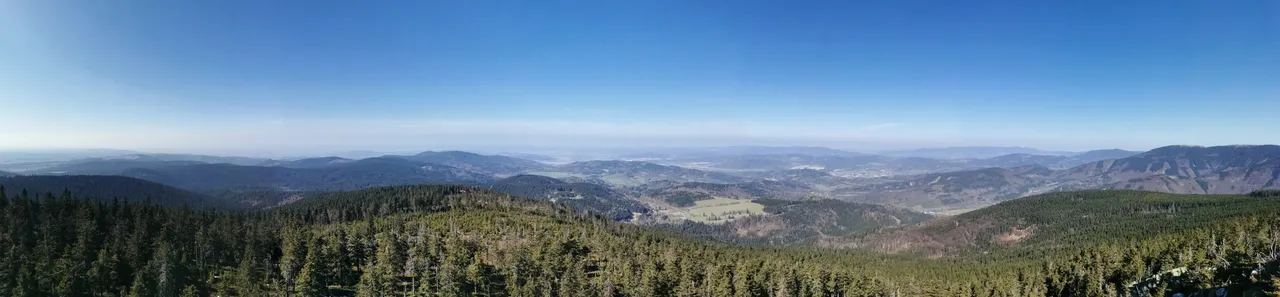 Panorama from Lost stones // Panorama ze Ztracených kamenů