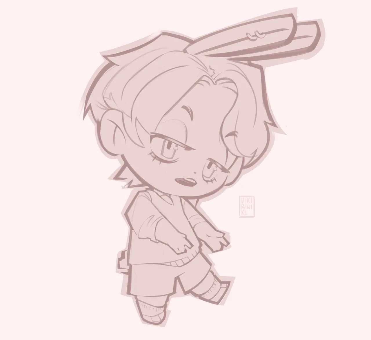 [ESP] Mi intento de dibujar proporciones chibi, creo que lo hice bien :D