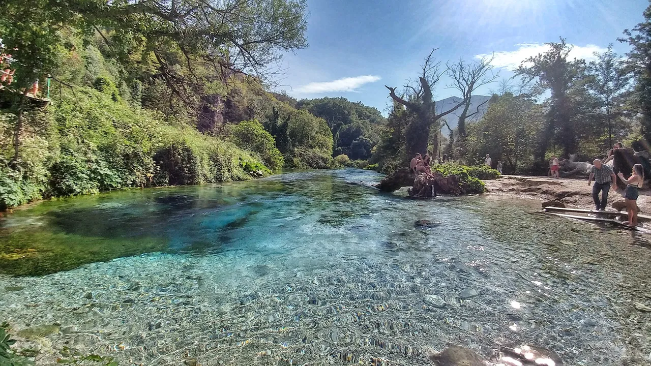 The stream from the spring