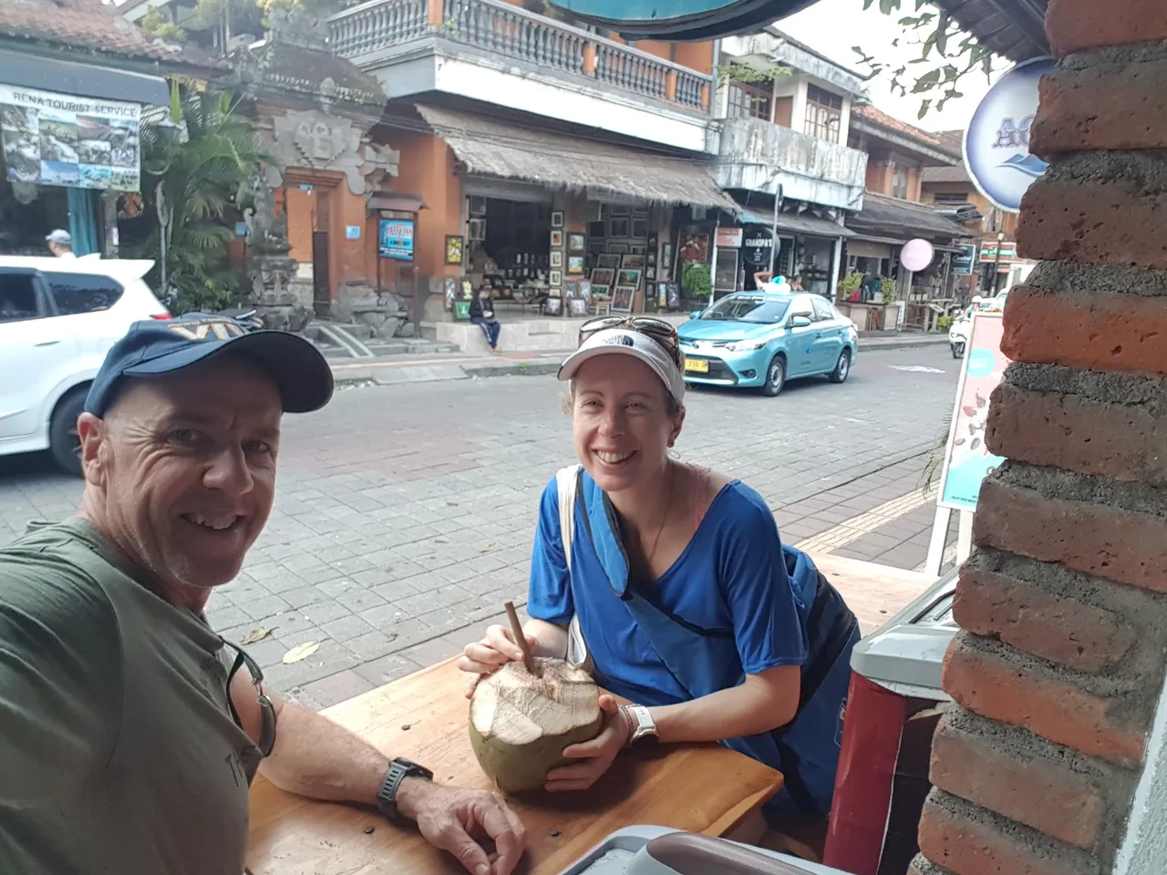 Coconut water is such a life-saver in this hot climate.