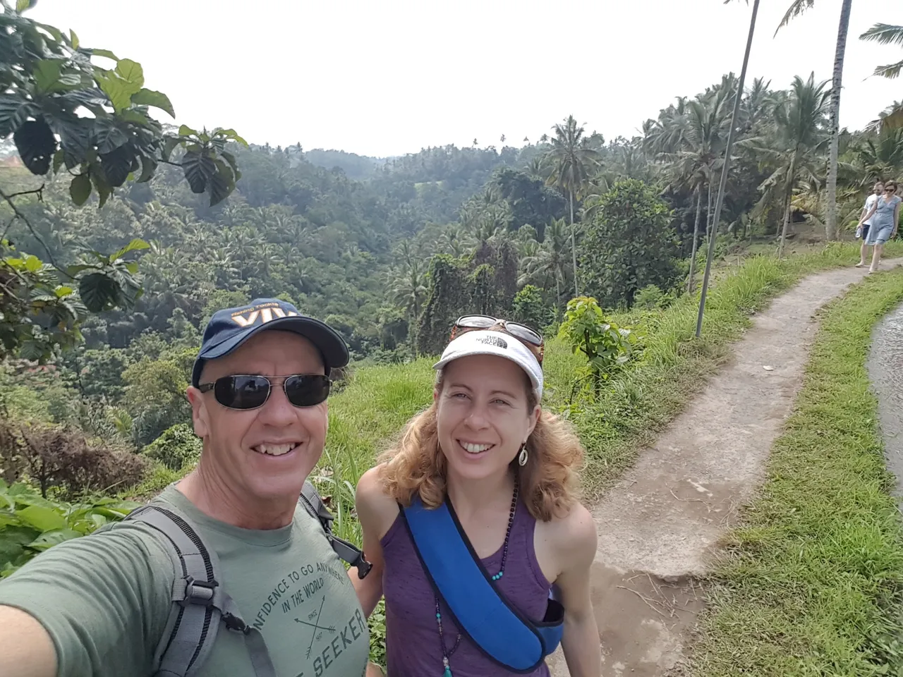 Still on the Campuhan walk; views of valleys full of palm trees is common here.