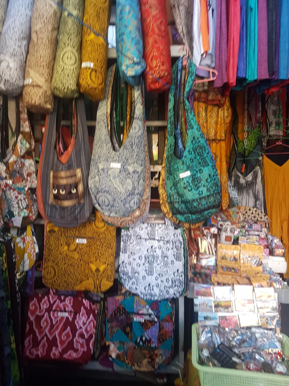 Ubud street market. There are so many handicrafts and gifts that can be purchased in Ubud and other villages on Bali. It’s fun to go shopping but can also be a little overwhelming as almost every stallholder wants you to buy one or more things from their shop, even if you just bought a similar item from their neighbour.