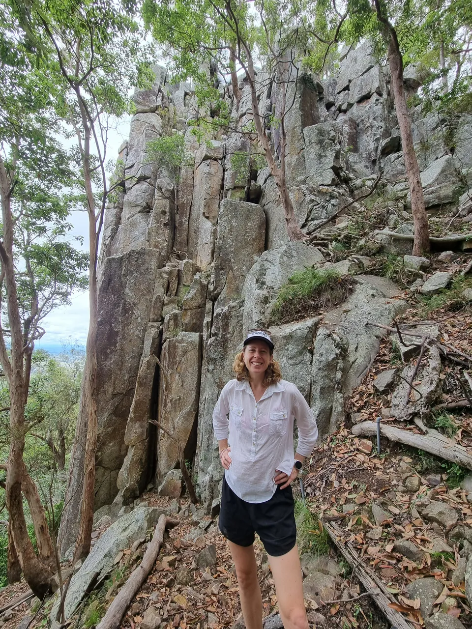 Caroline has done a bit of climbing before but this sort of climbing requires a lot of experience and gear so unfortunately we could only snap a couple of photos of this world renowned climbing area. There was a lot more to see both to the left and right but we didn’t want to venture too far under all the overhanging rock faces.