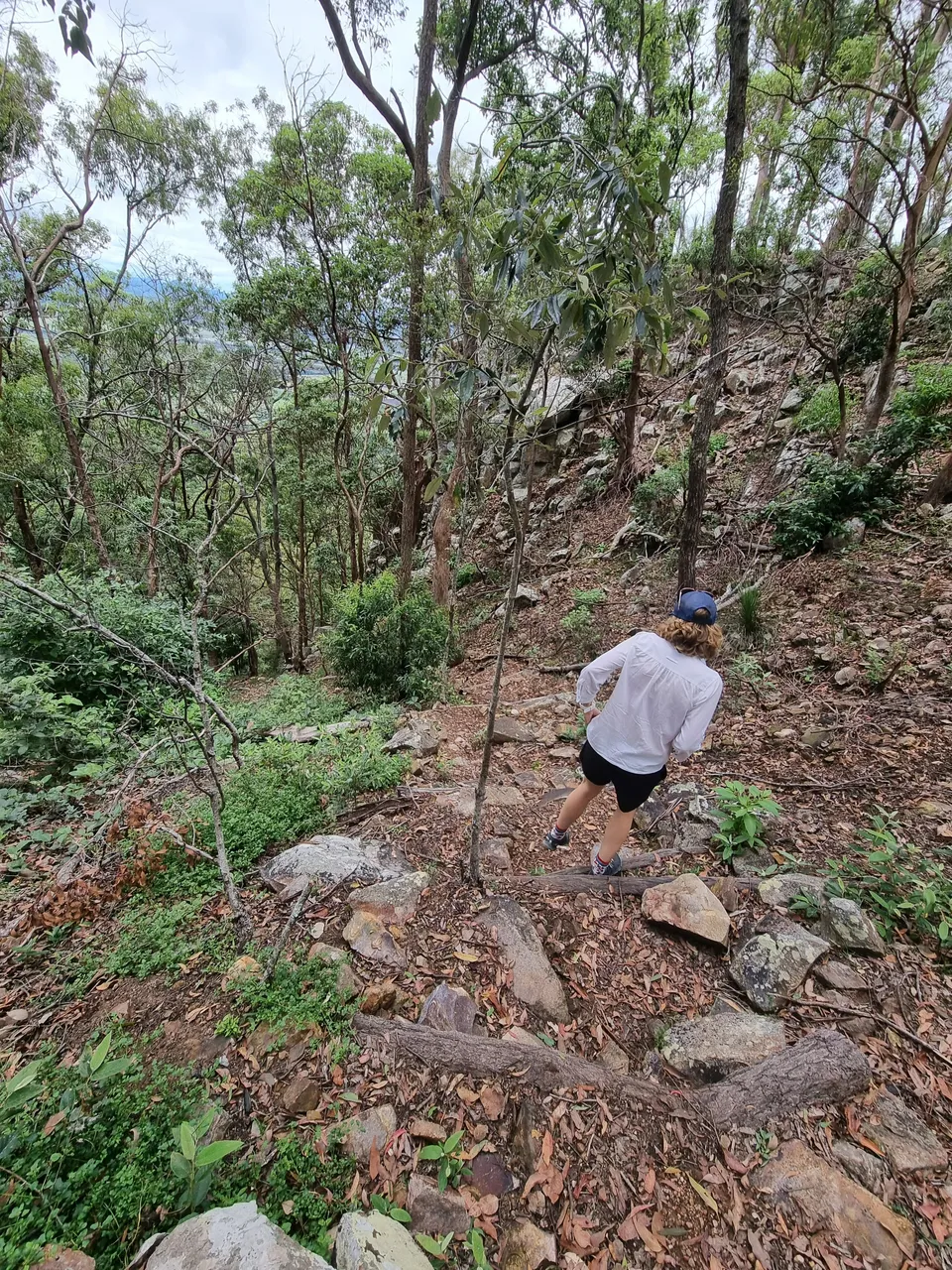 We had walked straight past the track leading to this area, but now we were onto it. We took this scrappy little track, that lead down into a steep gully, and within 5 minutes of leaving our lunch spot we were there!