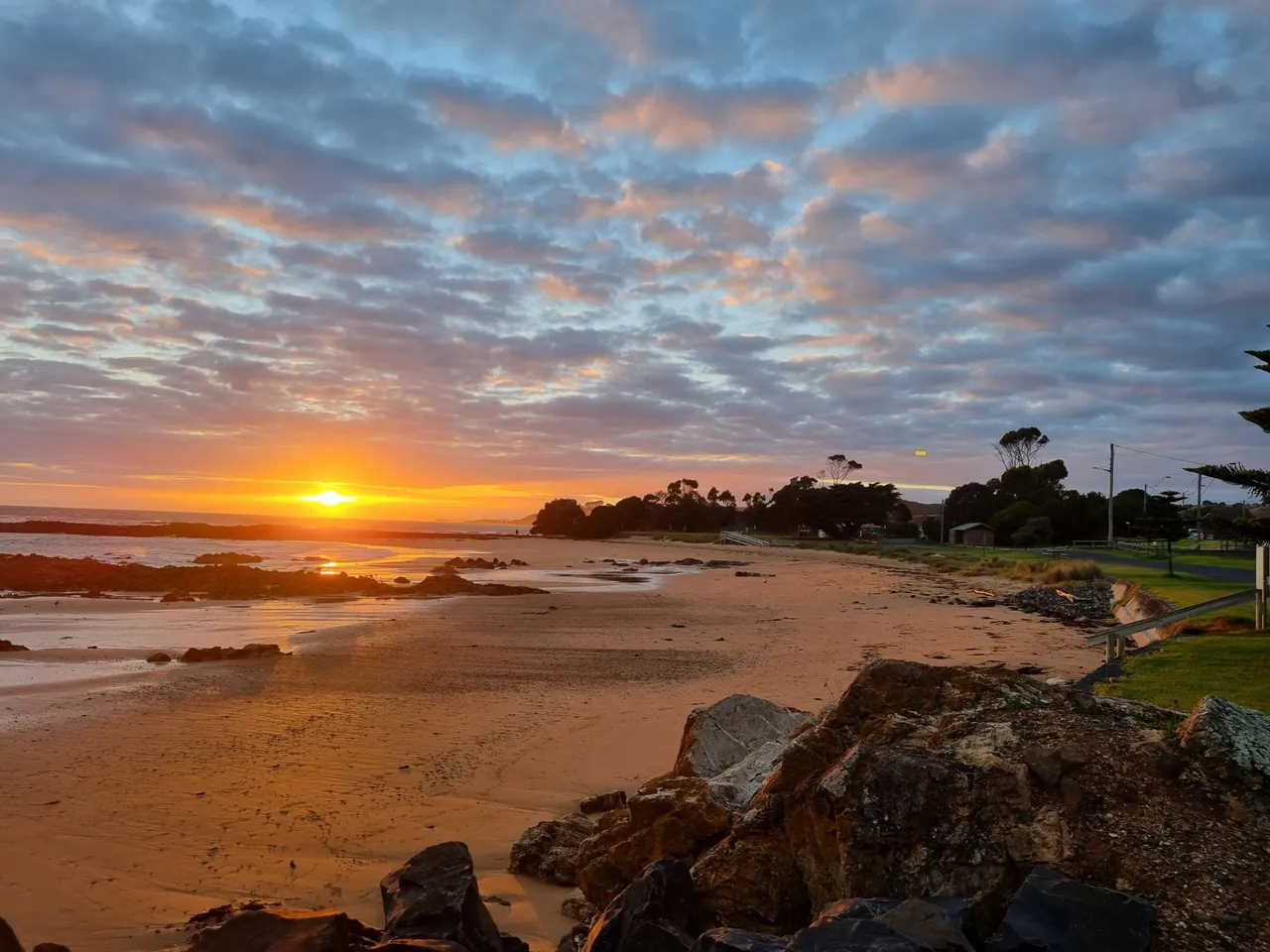 The ocean tide goes out a long way in these parts and makes for some great photos.