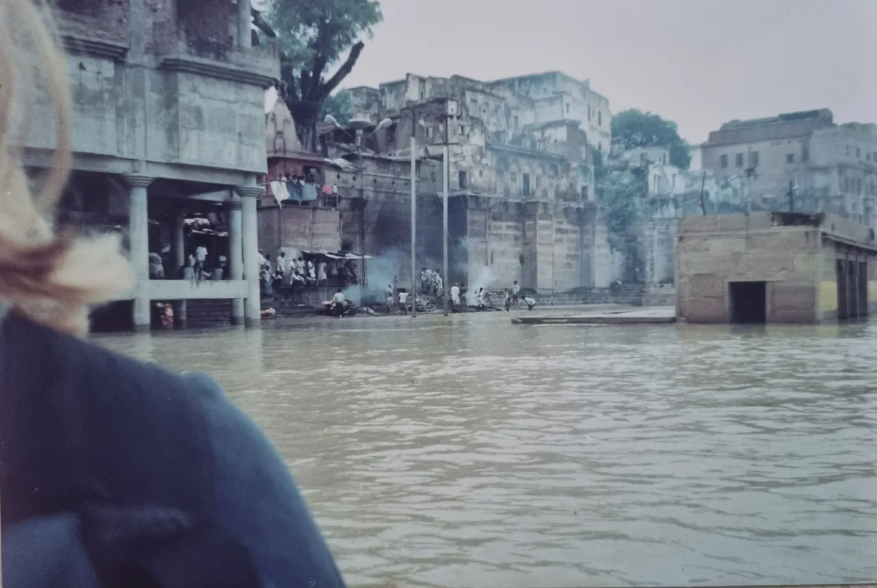 Burning Ghats, Ganges River, Varanasi.