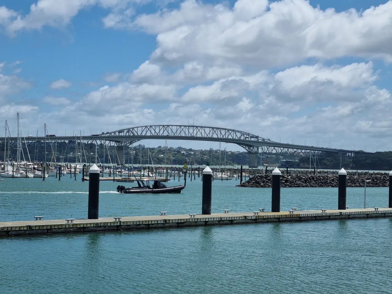 Auckland Harbour Bridge, one day I would like to return and run there marathon which crosses the bridge.