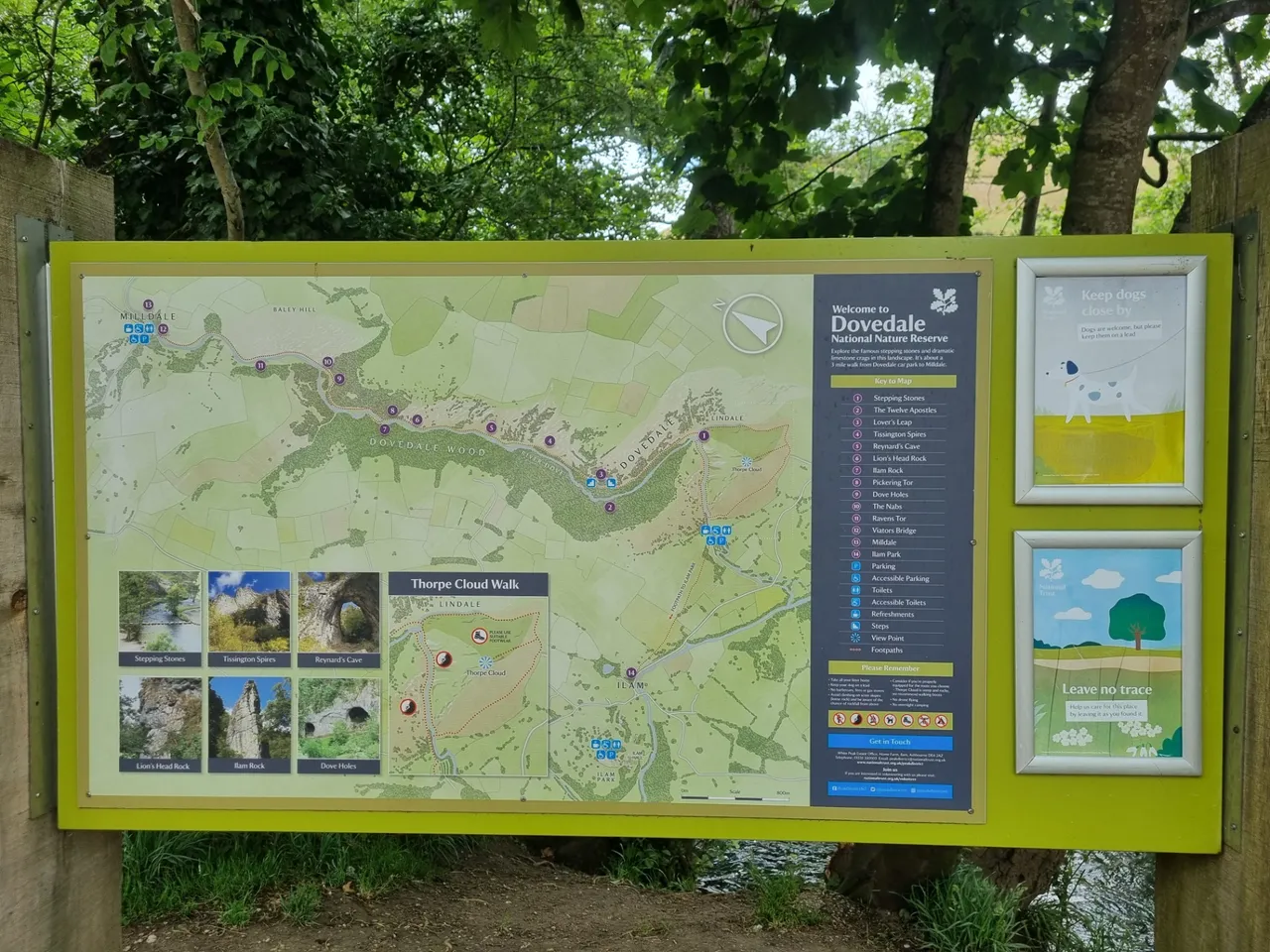 There were lots of other things to see along the River Dove, like caves and rock formations but we only had time for the walk to the top of Thorpe Cloud and the walk around the base which included the stepping stones.