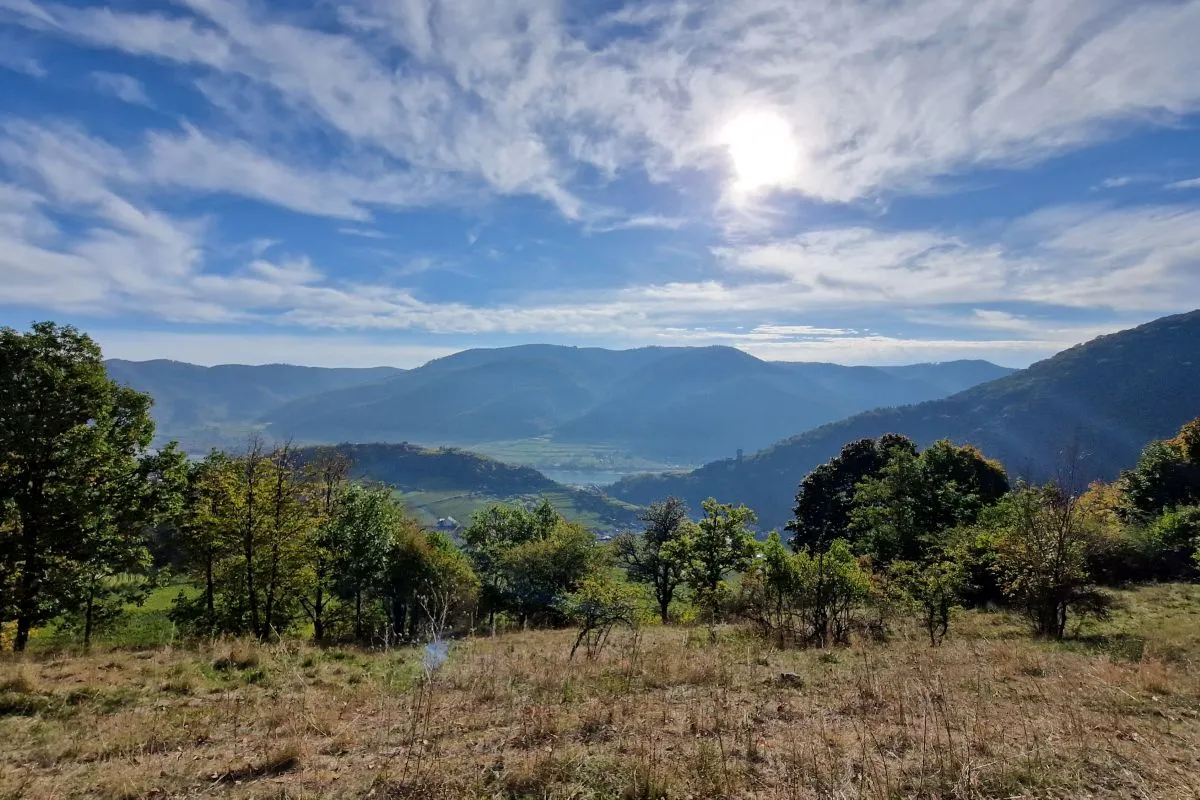 View from the summit plateau