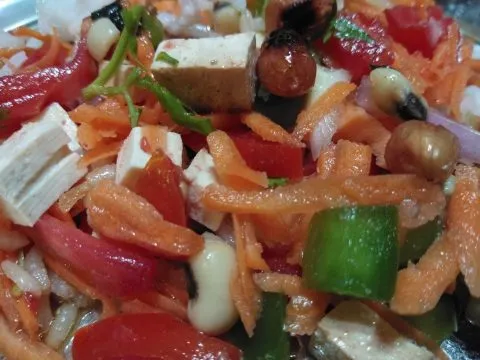 Recette N°136 - Salade veg mieux qu'au restau - Crédit photo izart.fr