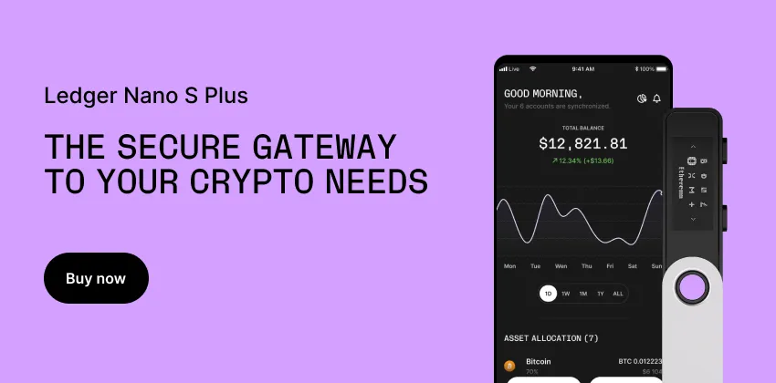 Ledger Nano X - The secure hardware wallet
