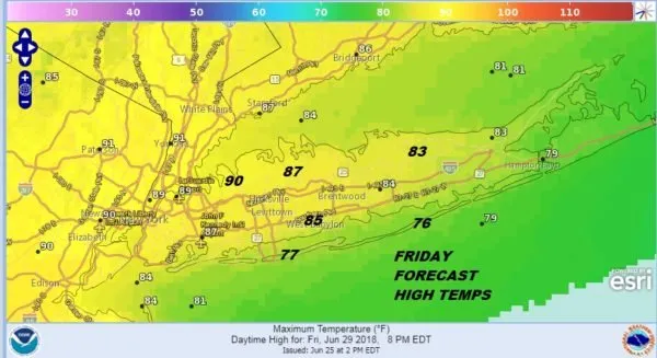 Say Goodbye To Low Humidity Beach Weekend Ahead