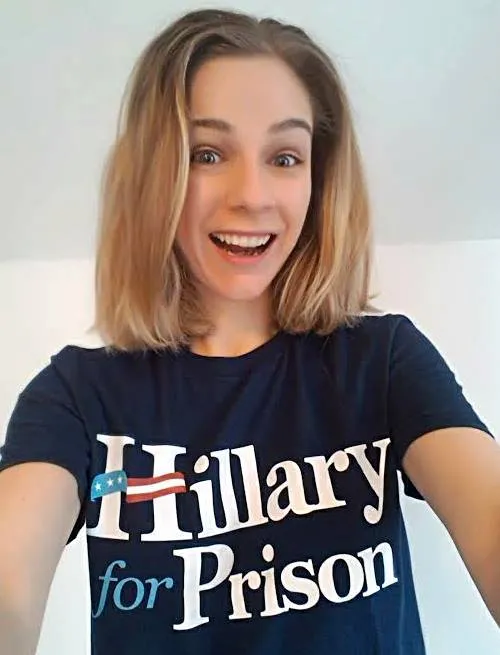 2016-07-11 - Monday - 11:34 PM PST - Hillary For Prison Girl Shirt.jpg