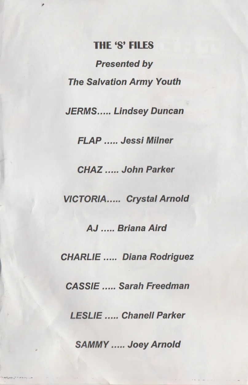 2000s - Salvation Army Christmas Play - S Files, Joey Arnold as Sammy-2.png