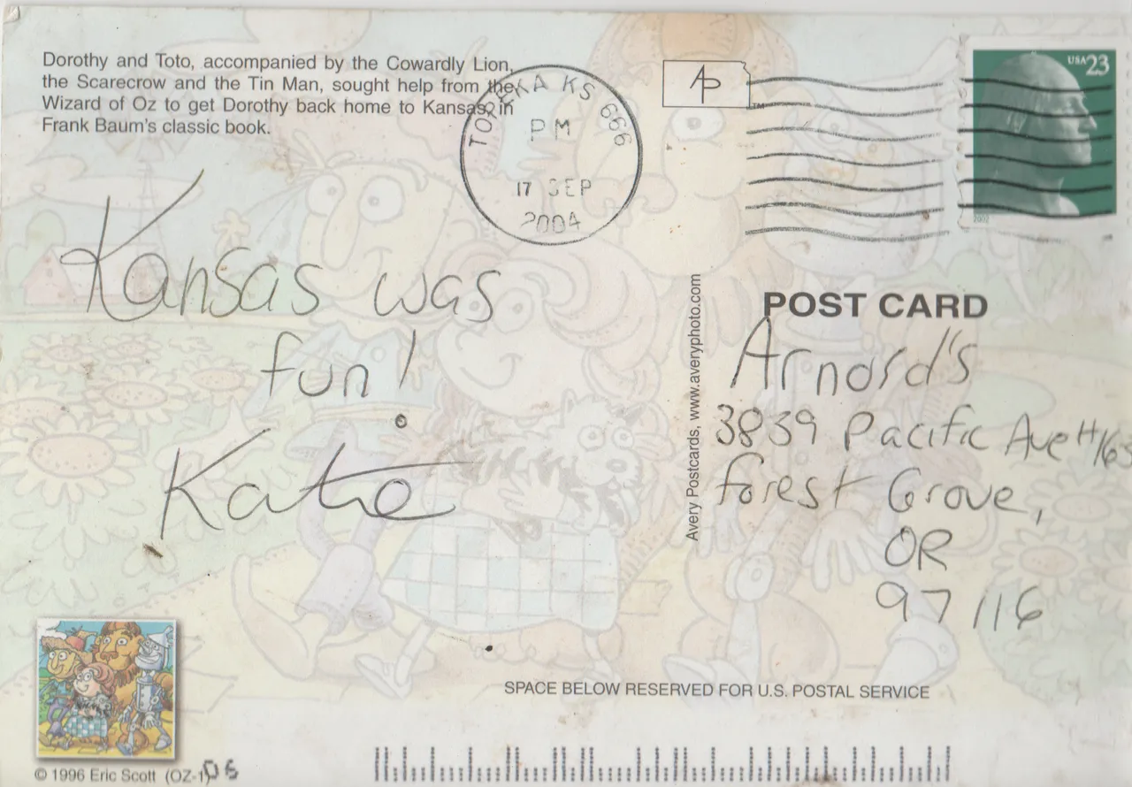2004-09-17 - Topeka, Kansas - Postcard - Katie to the Arnold's at 163-2.png