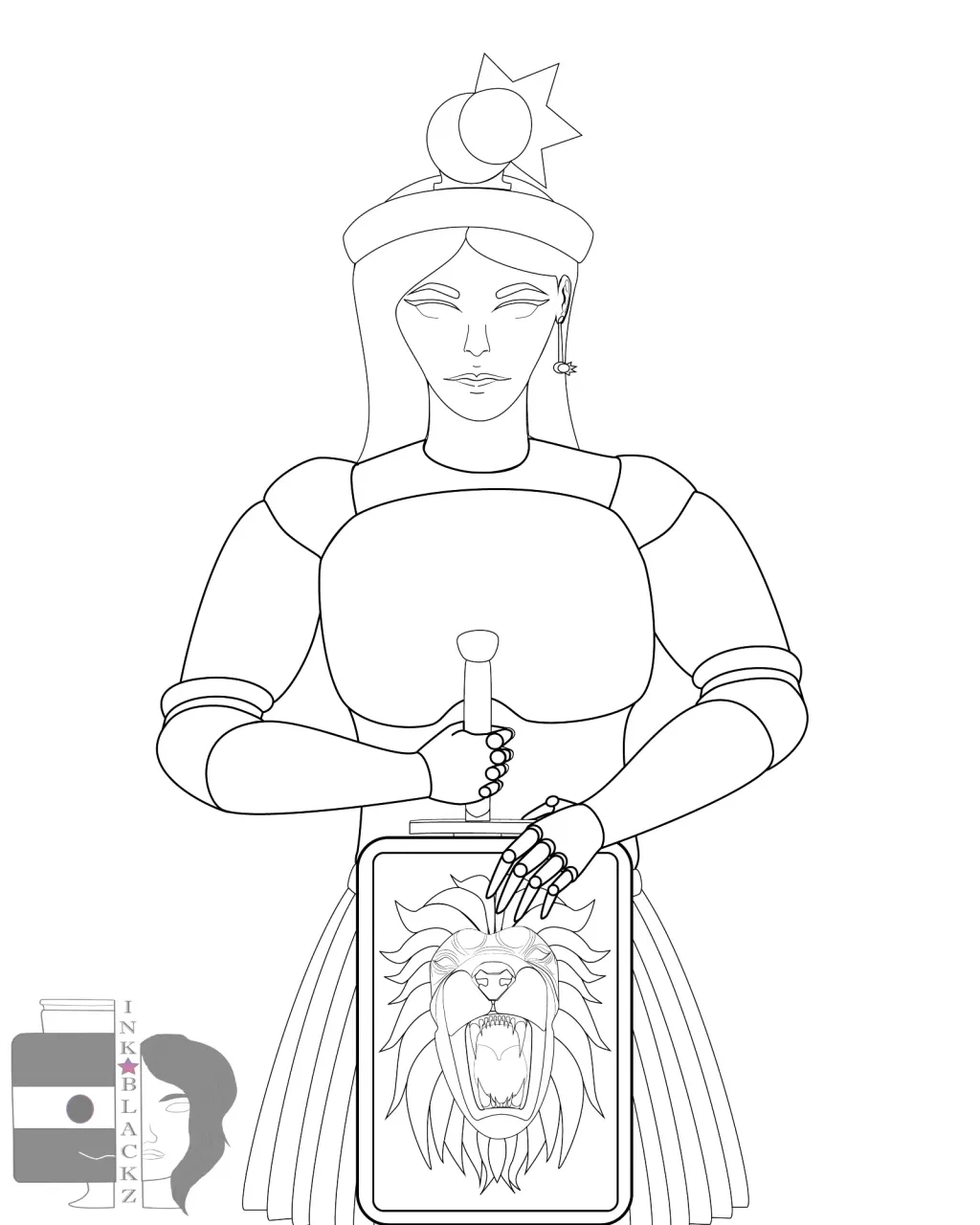 mQfDyRGRq6Dgd5Eg_Lion_and_Queen_Lineart.webp