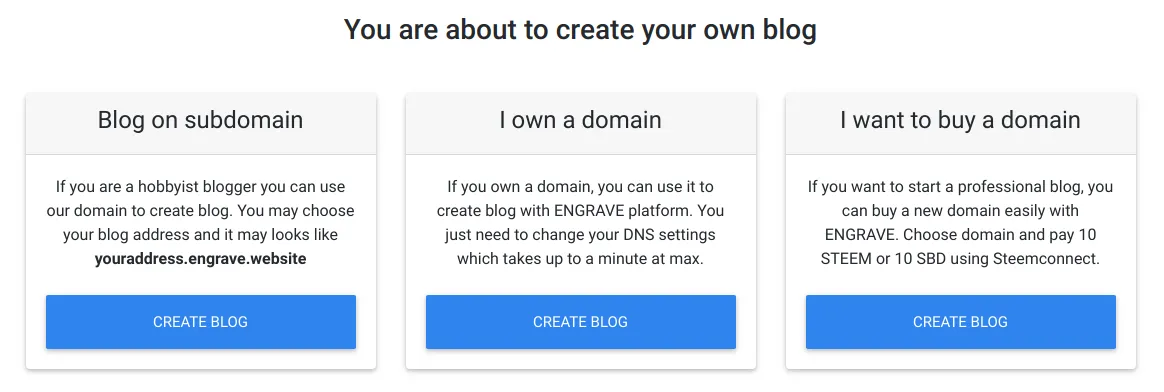 Domain Options