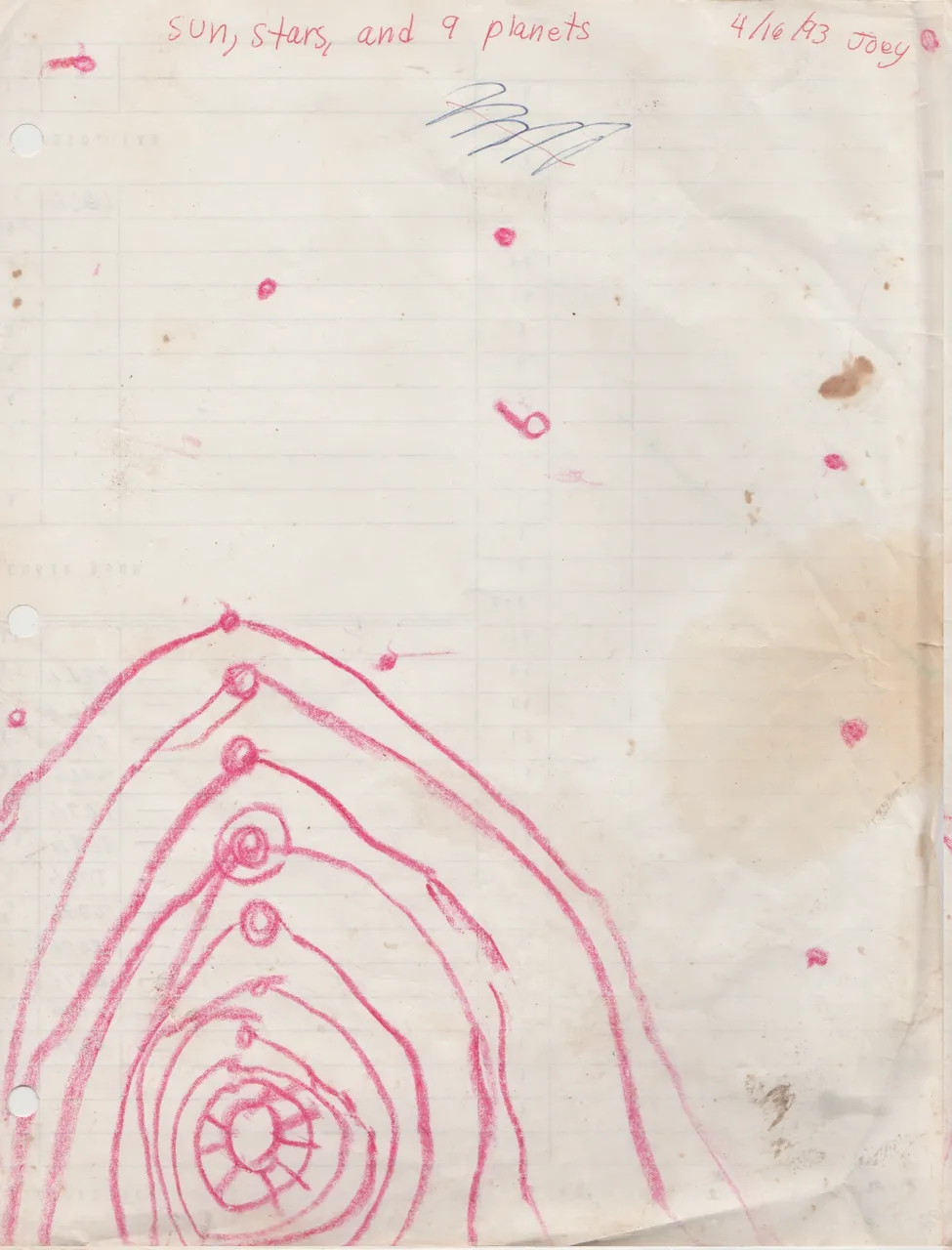 1993-04-16 - Art - Sun, Stars, 9 planets.jpg