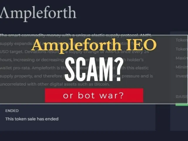 Ampleforth IEO - was it a scam