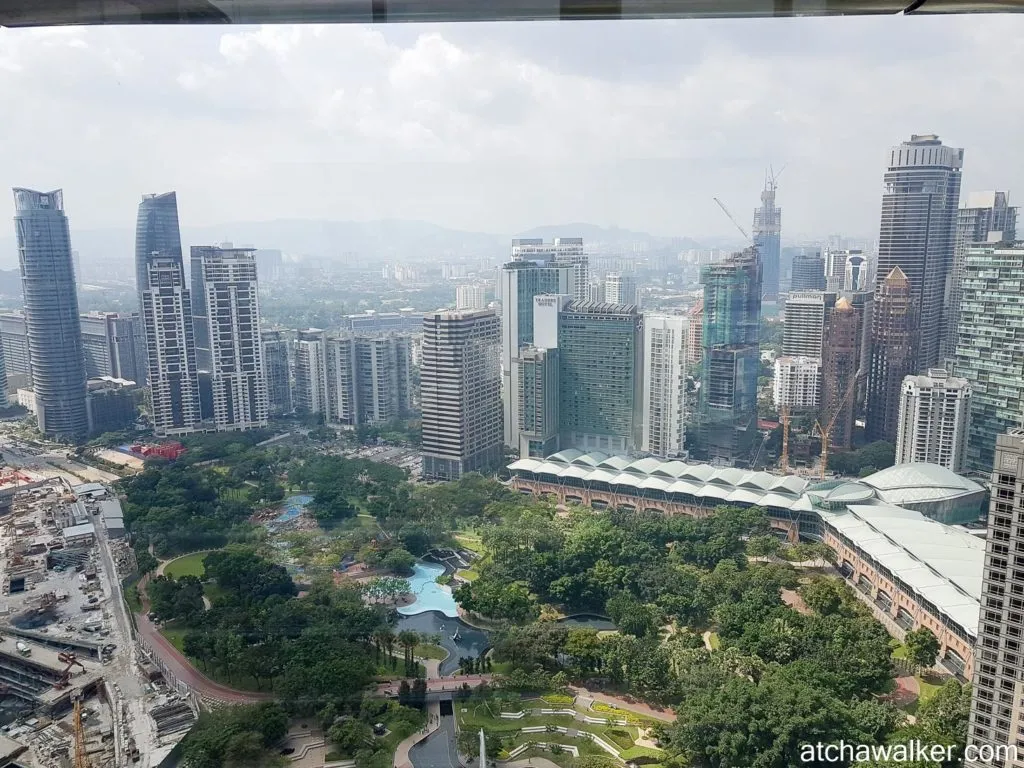 Vue de la passerelle - Petronas Towers - Kuala Lumpur