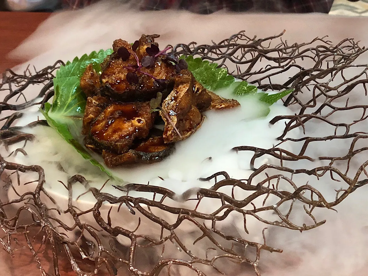 Smoked Fish at Mr Stone Pot Chatswood