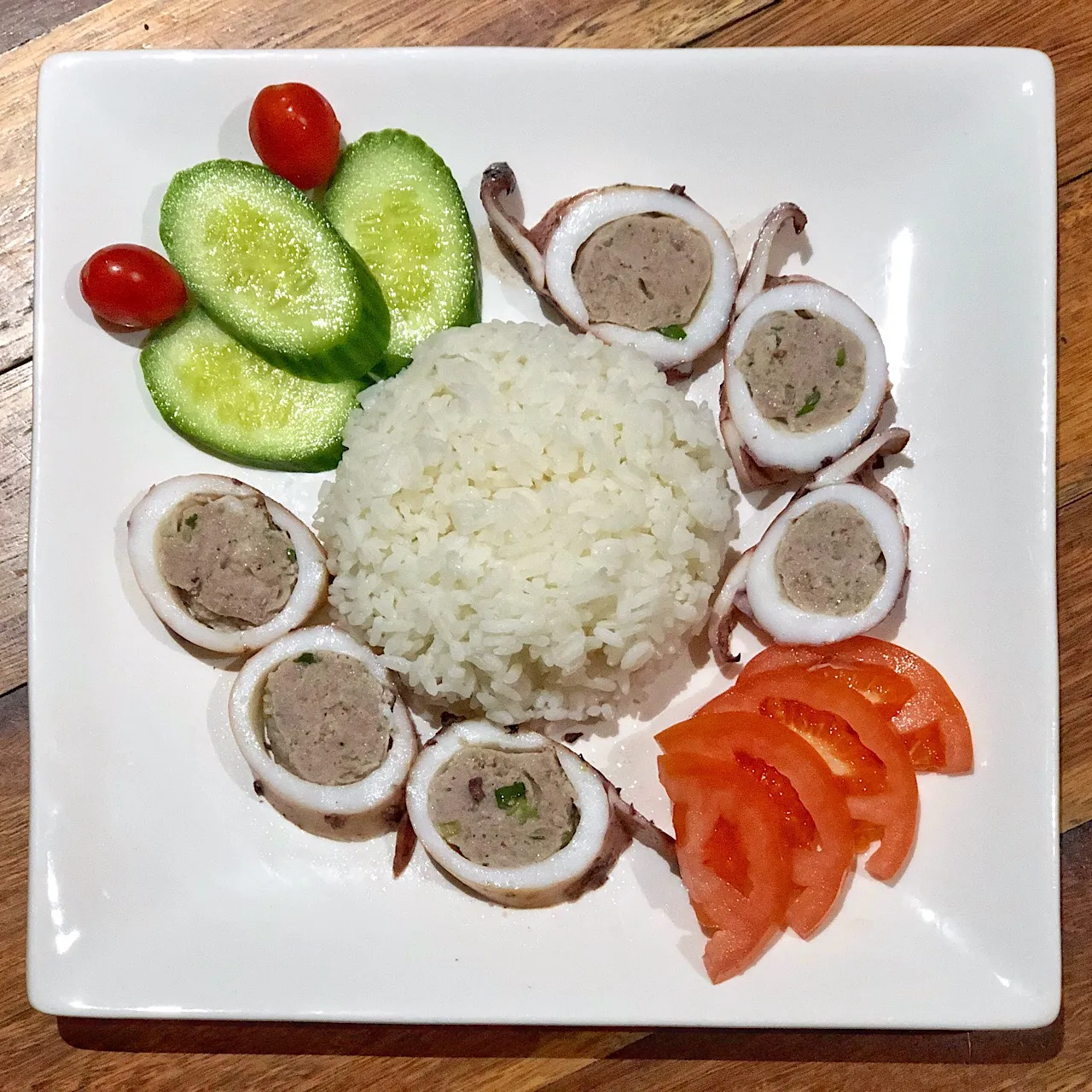Stuffed squids