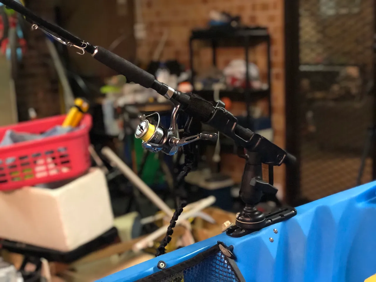 Rod holder on Hobie Revolution 11