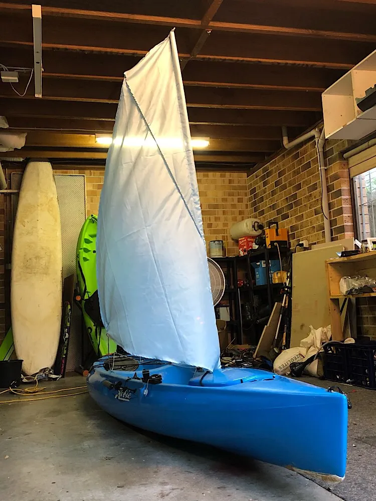 DIY Hobie Revolution 11 Kayak Sail
